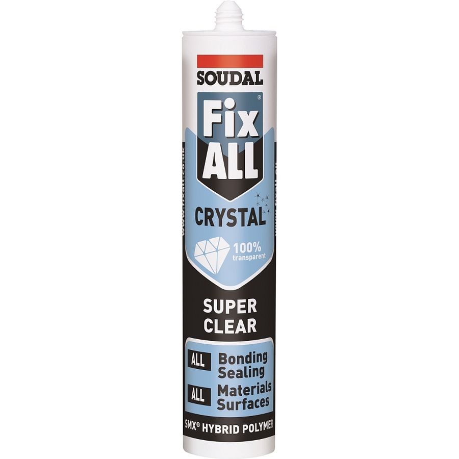 Soudal Fix All Crystal Clear Sealant 290ml