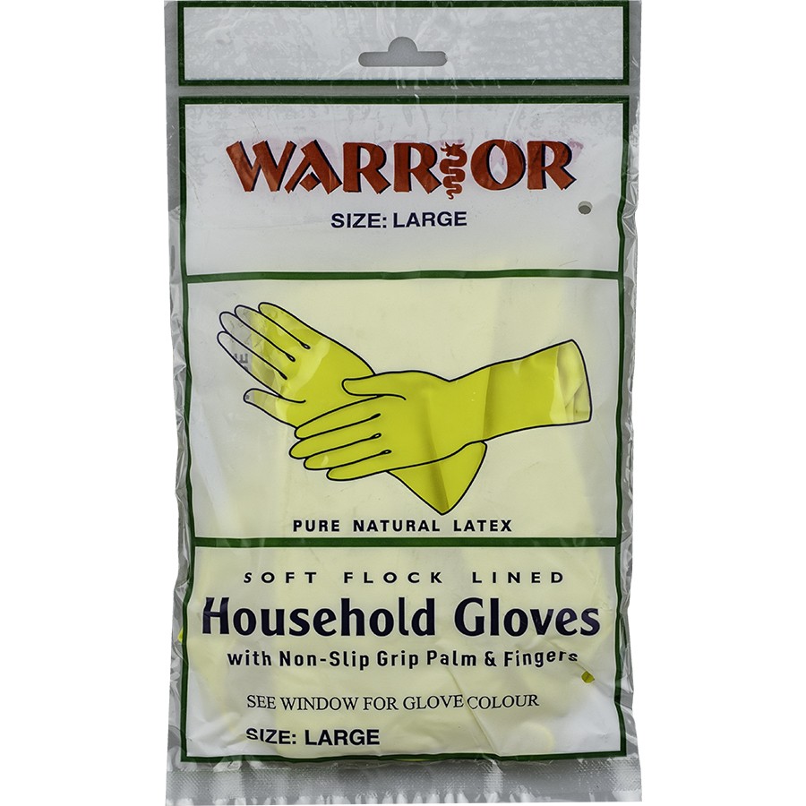 Portwest A800YERL Yellow Household Latex Glove L