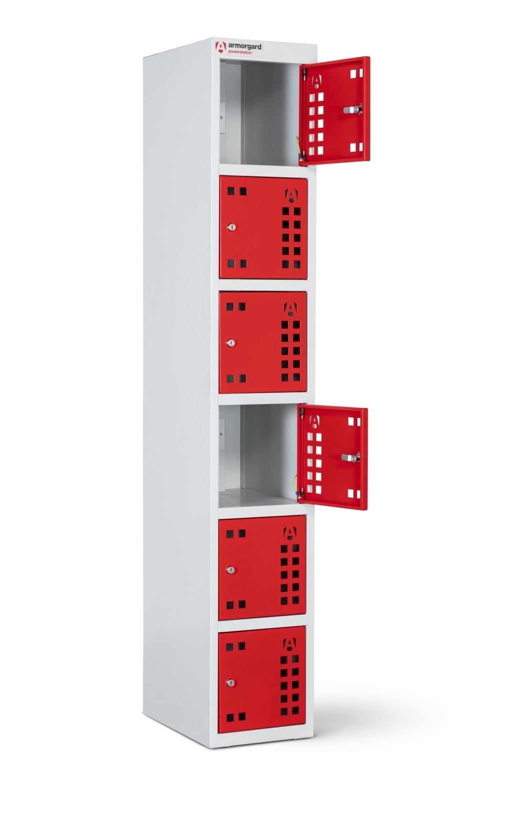 Armorgard Powerstation 6 Door Battery Charging Unit 300x450x1800 PWS6