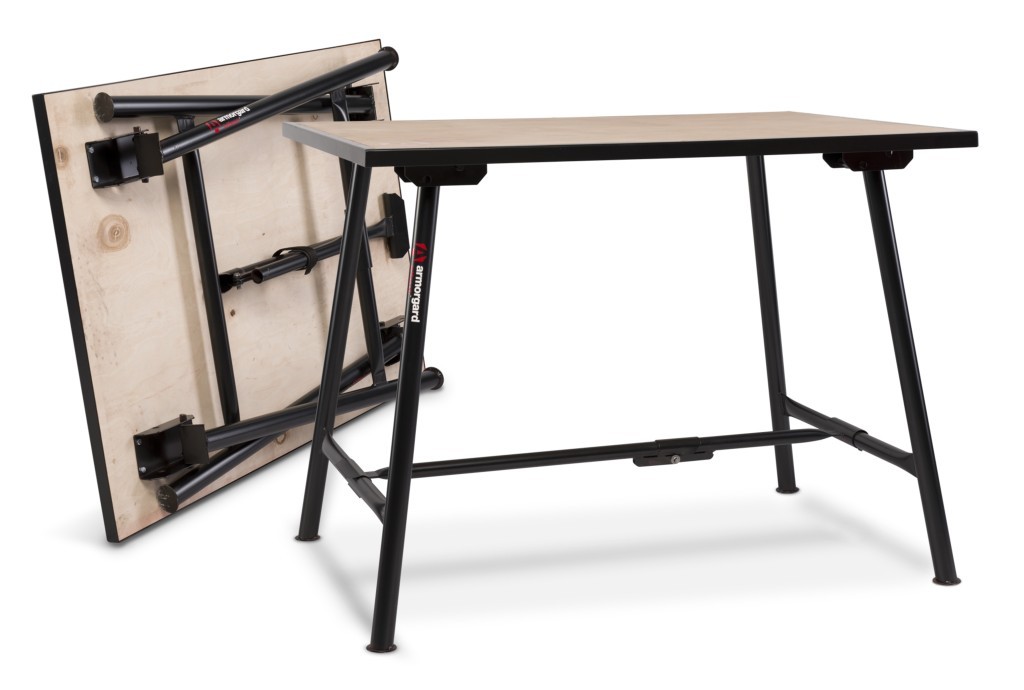 Armorgard Tuffbench + Folding Workbench c/w A Handle and Wheels BH1080-HW