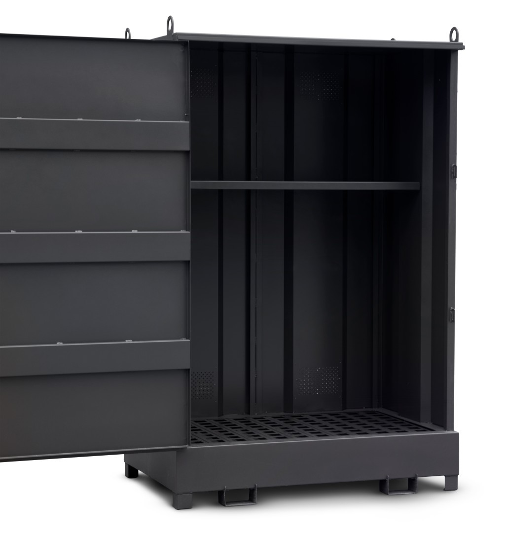 Armorgard 2 Drum Encl DrumBank - with shelf DB2S