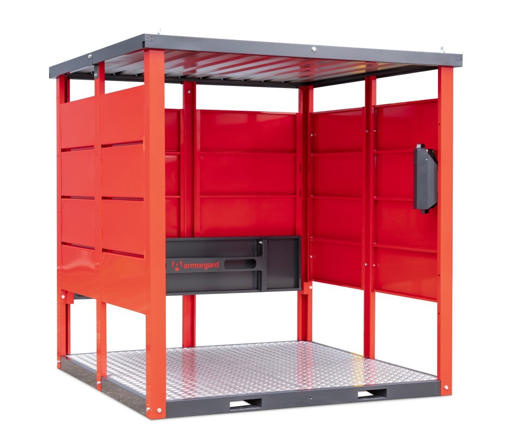 Armorgard Flat Packed smoking / vaping shelter, with bench. FR200-S*