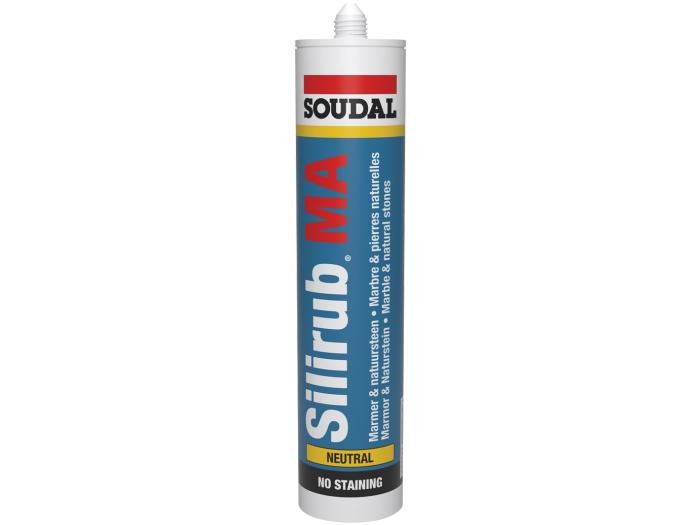 Soudal Silirub MA Silicone Natural Stone Sealants 300ml