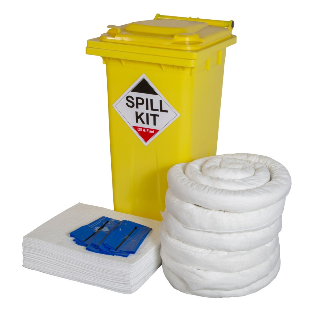 spill kit wheelie bin