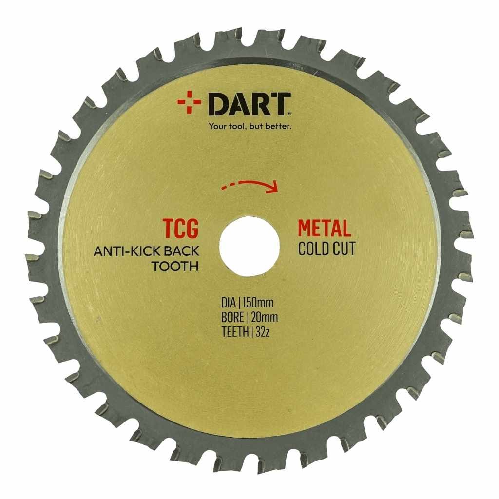 dart gold metal tct 150mm blade