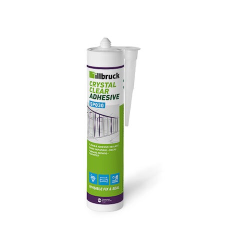 Illbruck SP030 Fix & Seal Hybrid Adhesive Crystal 310ml