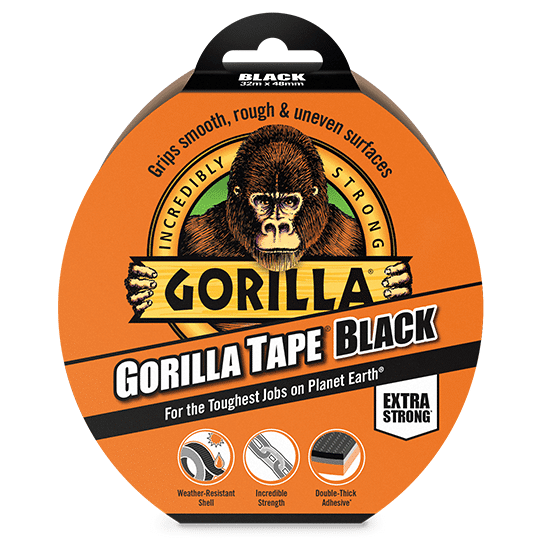 Gorilla GRGGT32 Tape Black 32m
