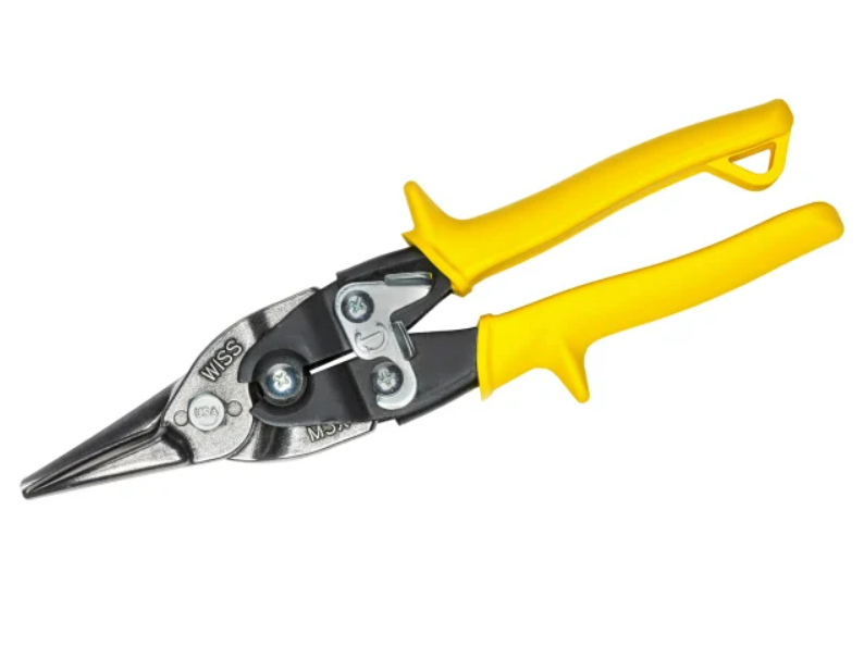 Wiss WISM3R Metalmaster Compound Action Aviation Snips, Cuts Straight, Left and Right - Yellow