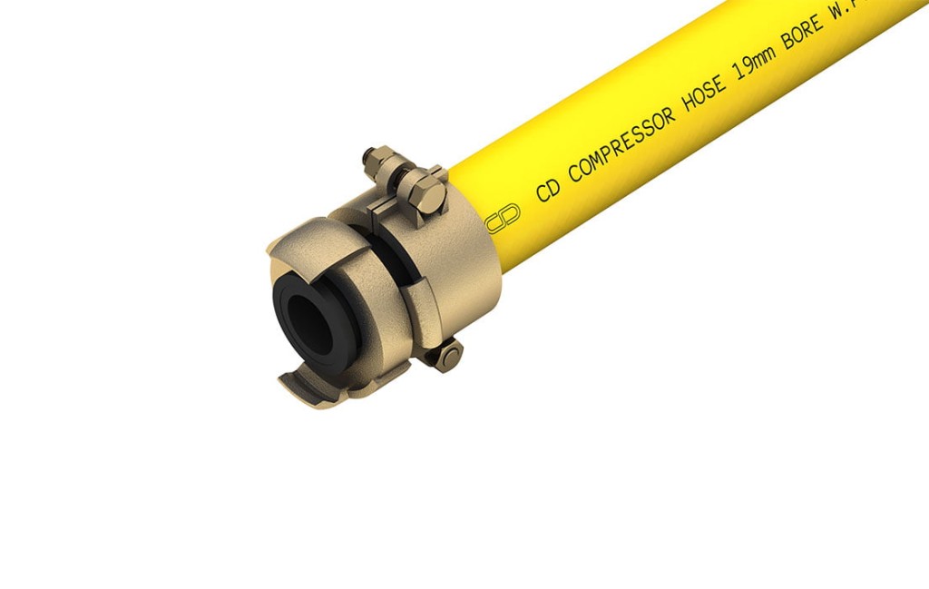 GPA - 19mm X 29mm Compressor Hose Assy Yellow 15M 3/4 BSP Safety