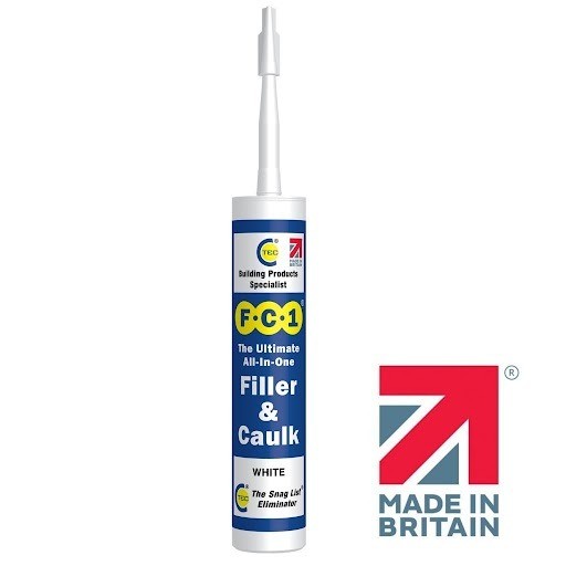 FC1 White Unique Arcylic Filler and Caulk 310ml