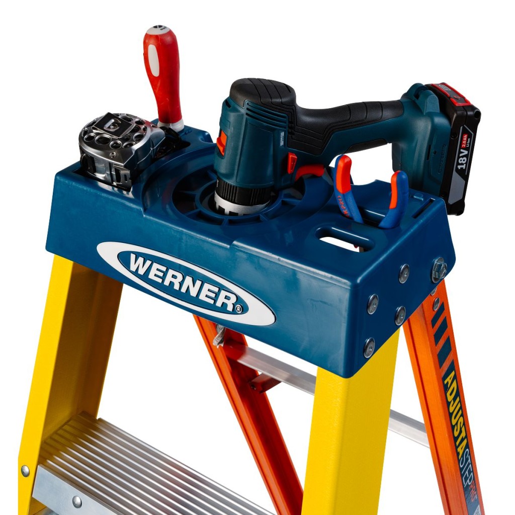 Werner Adjustastep 8 Tread Stepladder