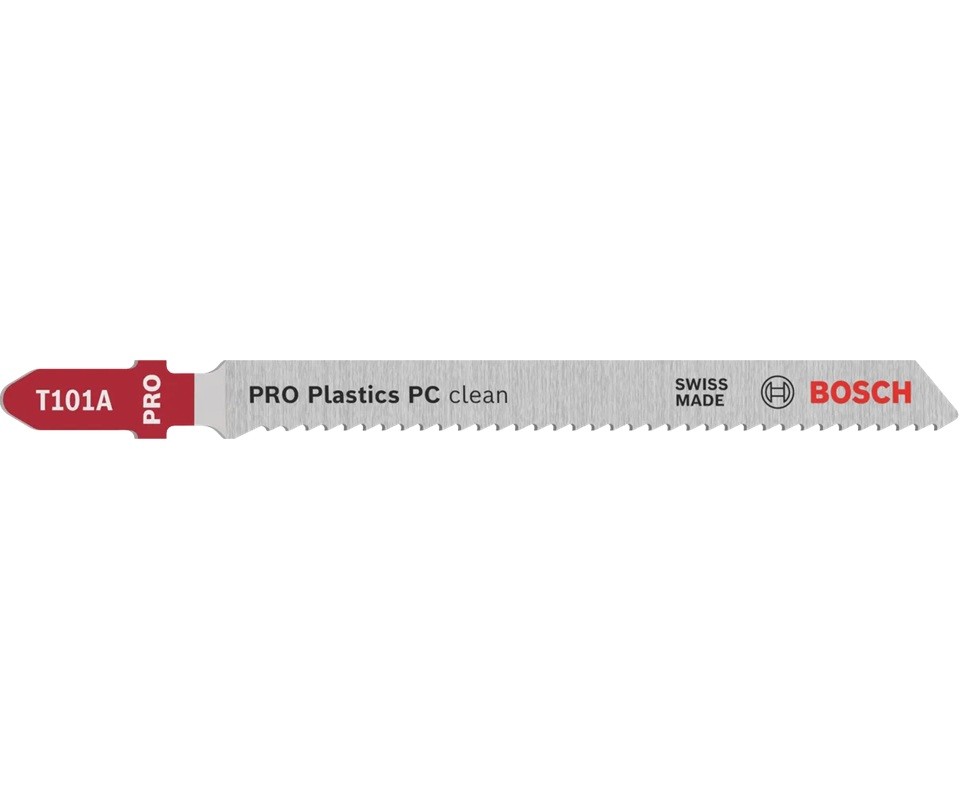 Bosch PRO Plastics PC clean T101A Jigsaw Blade