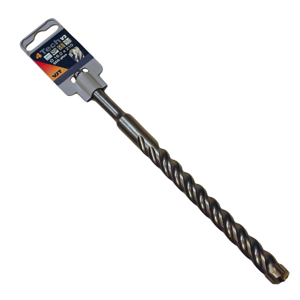 VJT 4Tech v3 SDS Plus 4-Cutter Drill Bit