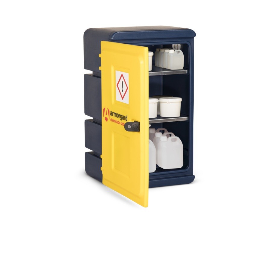 Armorgard Durable plastic chemical cabinet 575x440x910 CCC1