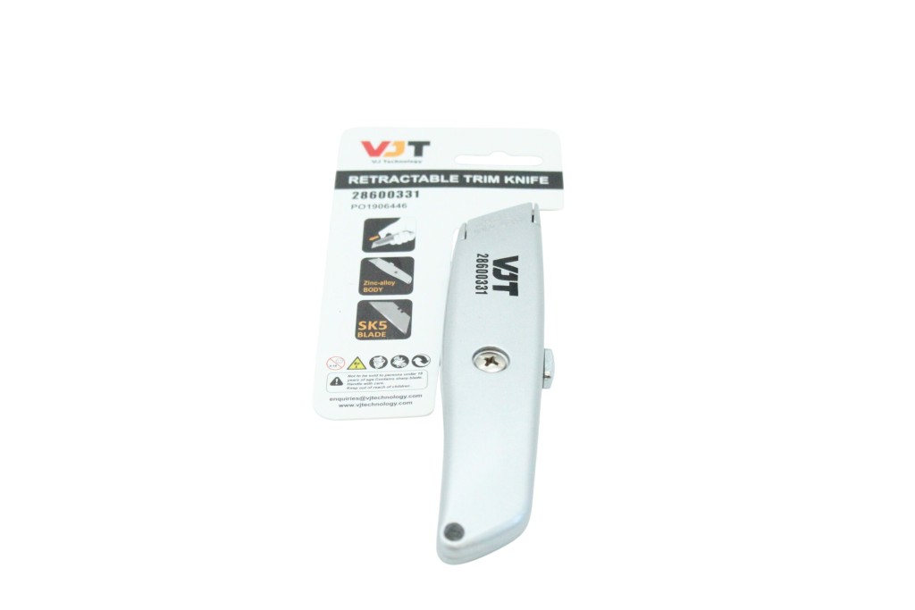 VJT Retractable Trim Knife (c/w 3 x blades)