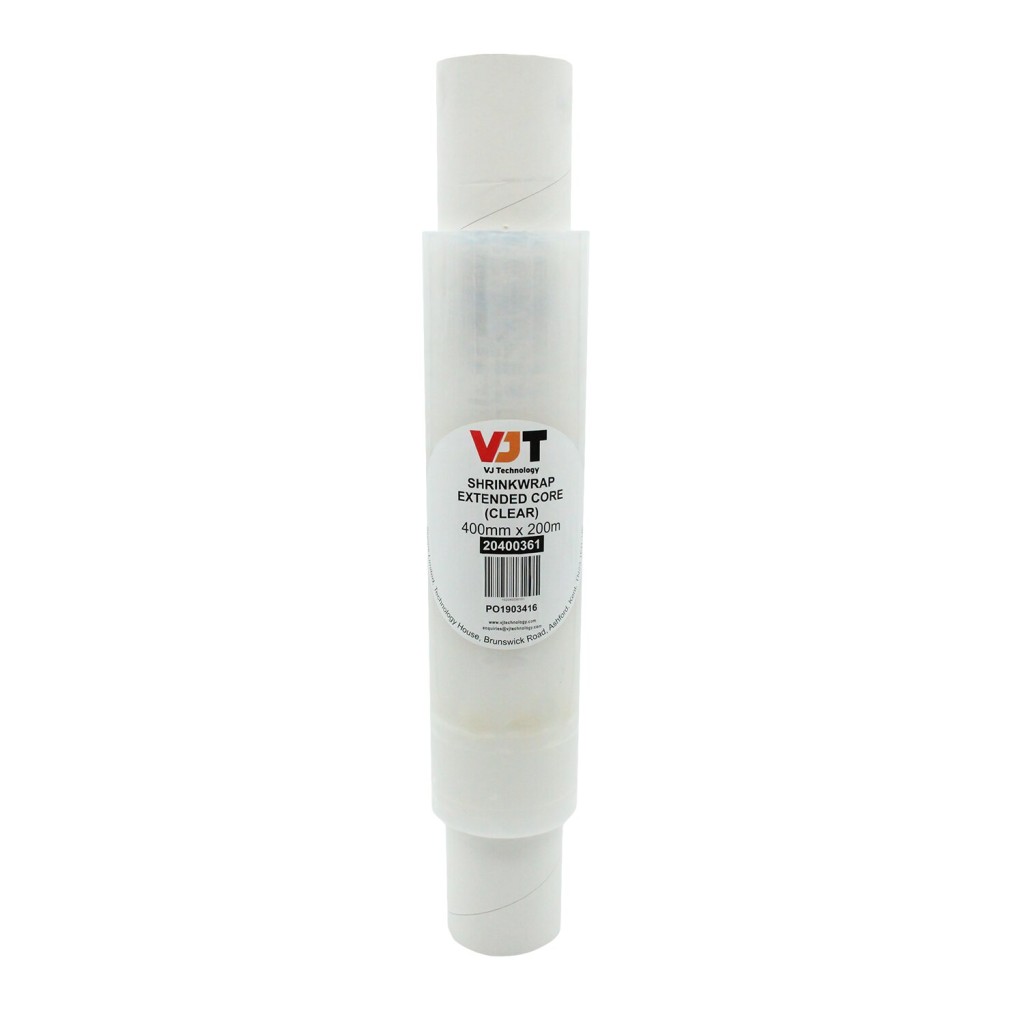 VJT Shrinkwrap Clear 400mm x 200m