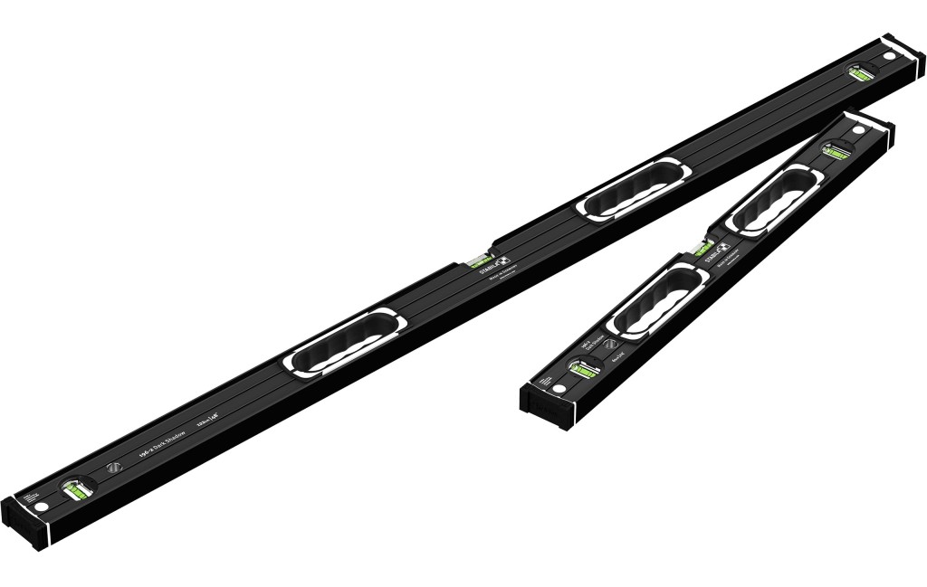 Stabilia 196-2 Dark Shadow spirit level set, 122 cm | 61 cm