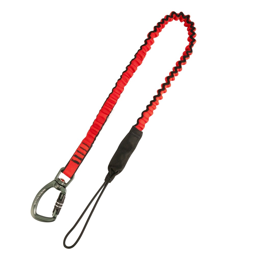 GRIPPS Bungee Tether Dual-Action Swivel Carabiner - 7kg / 15lb (H01073)
