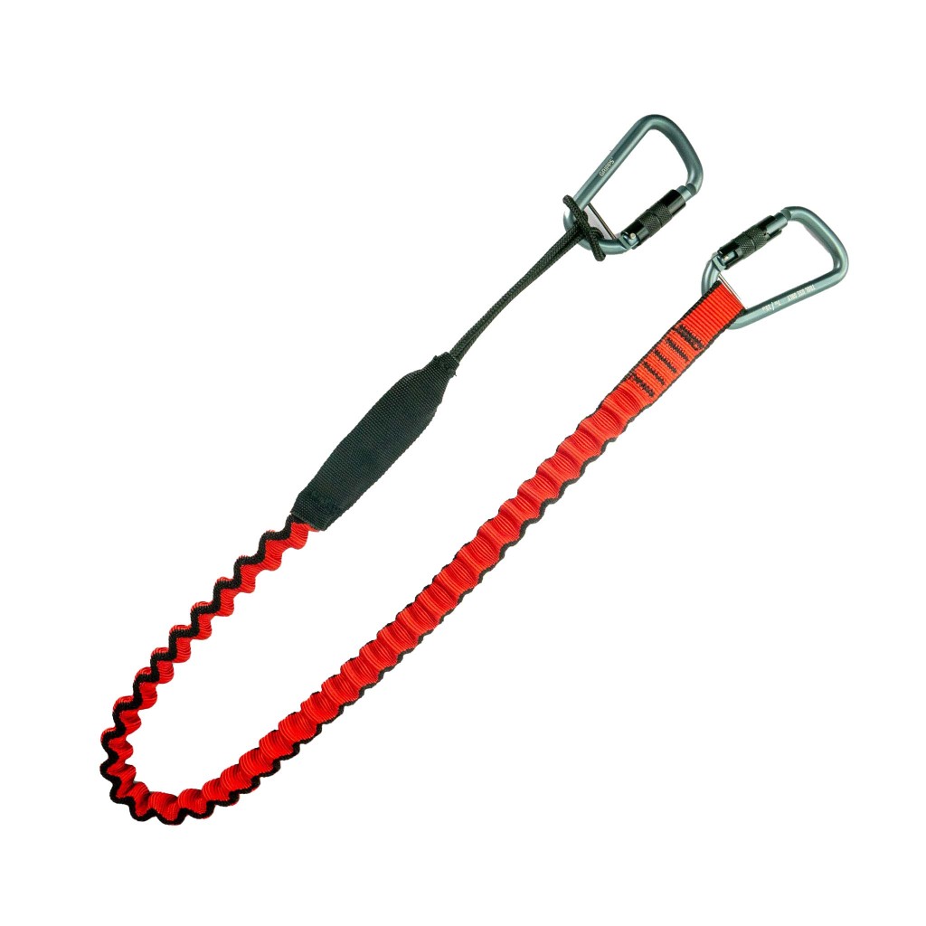 GRIPPS Bungee Tether Dual-Action Carabiner - 7kg / 15lb (H10022)