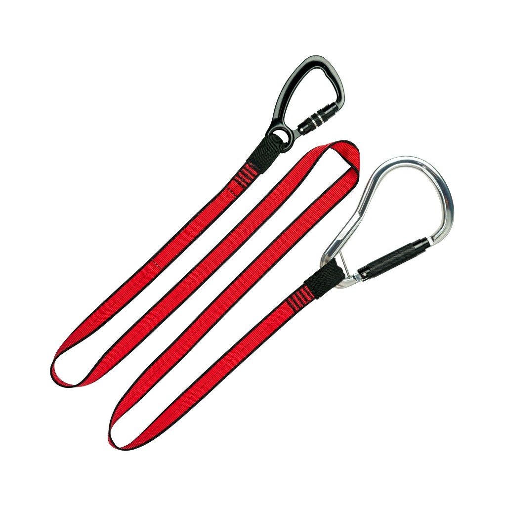 GRIPPS Webbing Tether Heavy-Duty Dual-Action Carabiner - 36.3kg / 80lb (H01079)