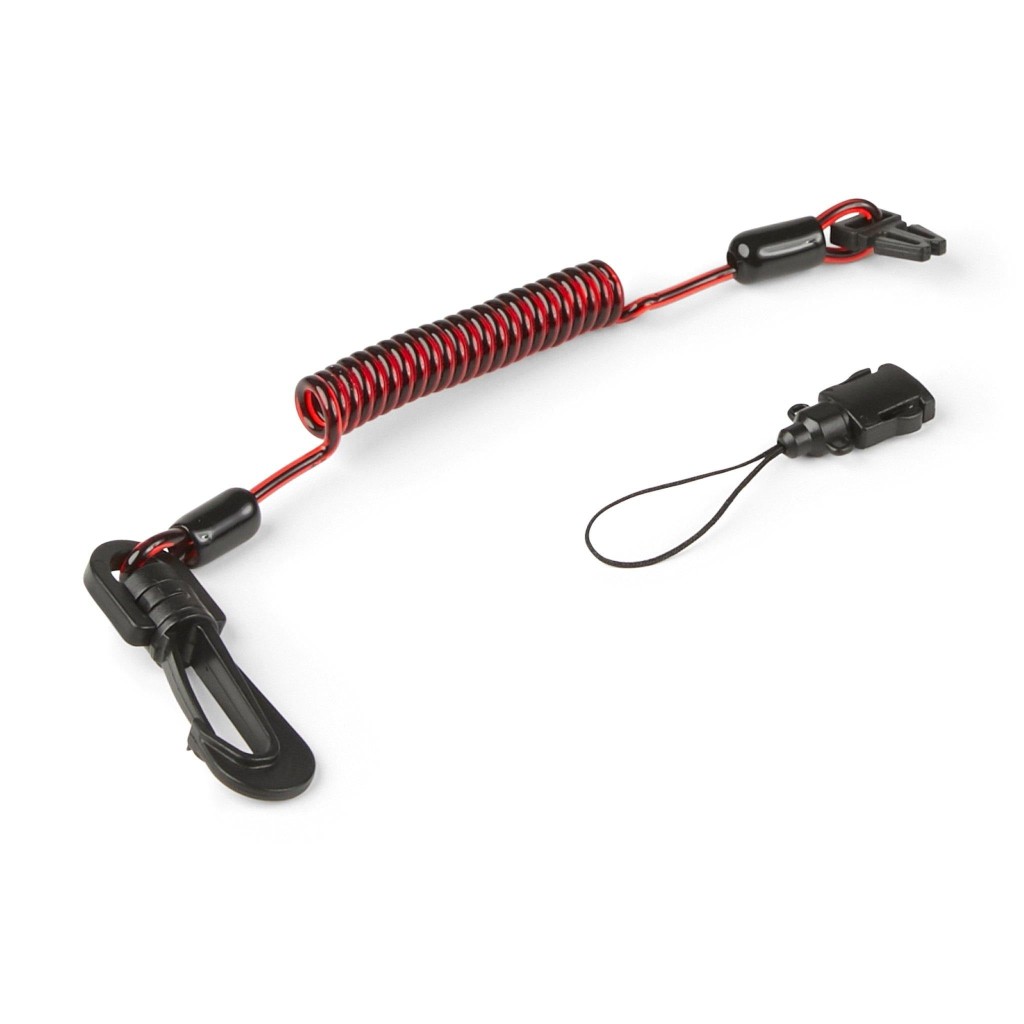 GRIPPS Coil E-Tether With Poly Clip & E-Catch (Non-Conductive) - 0.5kg /1.1lb (H01061)