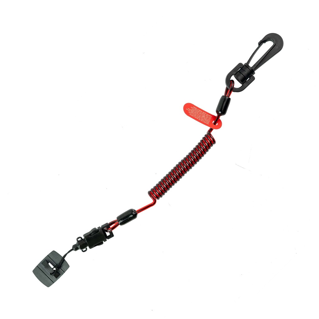 GRIPPS Coil E-Tether With Poly Clip & E-Catch (Non-Conductive) - 0.5kg /1.1lb (H01061)