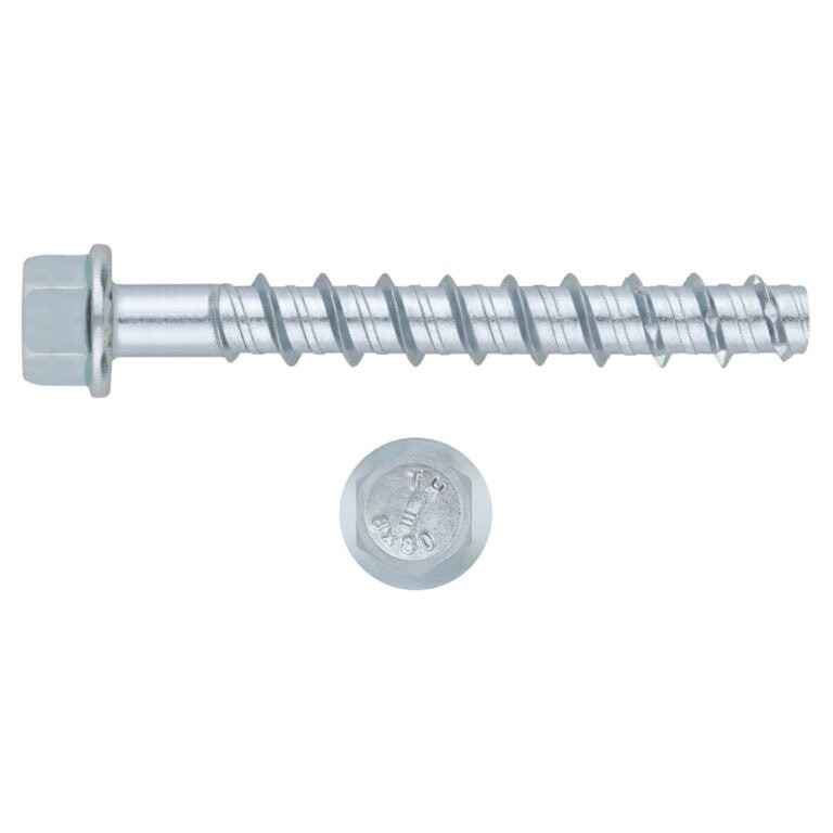Index Hex Head Concrete Screwbolt BZP ETA Option 1 TFE