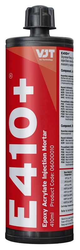VJT E410+® Epoxy Acrylate Resin Injection Mortar Cartridge