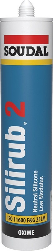 Soudal Silirub 2 Glazing Silicone Sealants Low Modulus 310ml