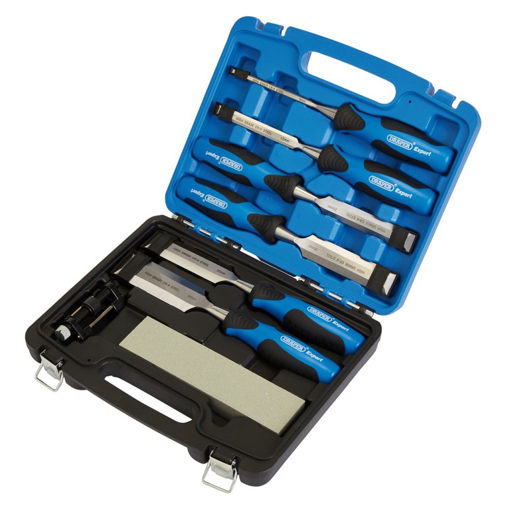 Draper 8pc Soft Grip Wood Chisel Set