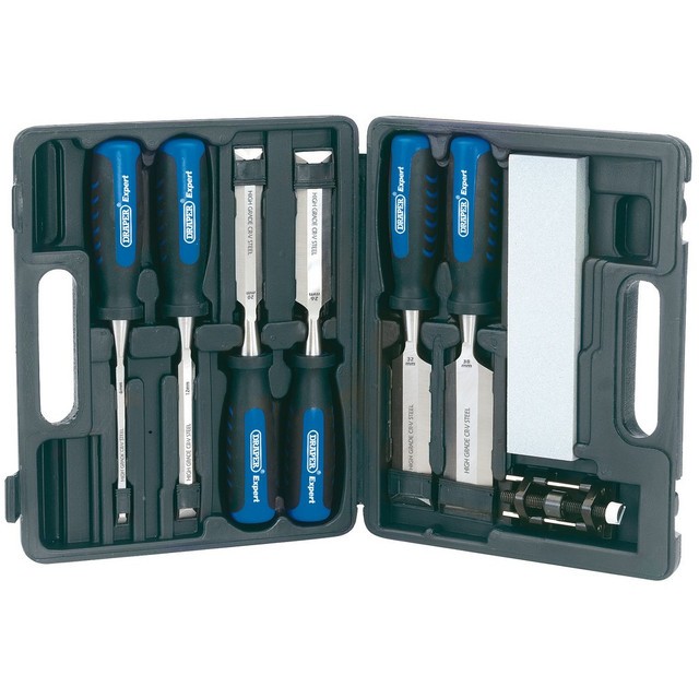 Draper 8pc Soft Grip Wood Chisel Set