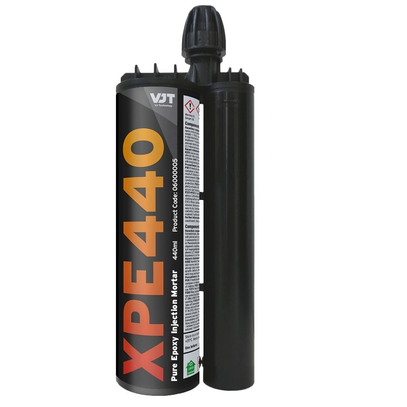 XPE440 is VJT's Pure Epoxy Resin Injection Mortar