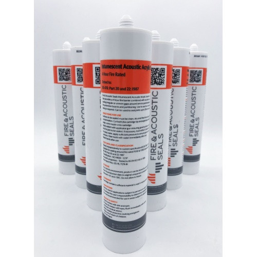 Fire & Acoustic Seals' Intumescent Acrylic Sealant - 310ml Cartridges (FAS)