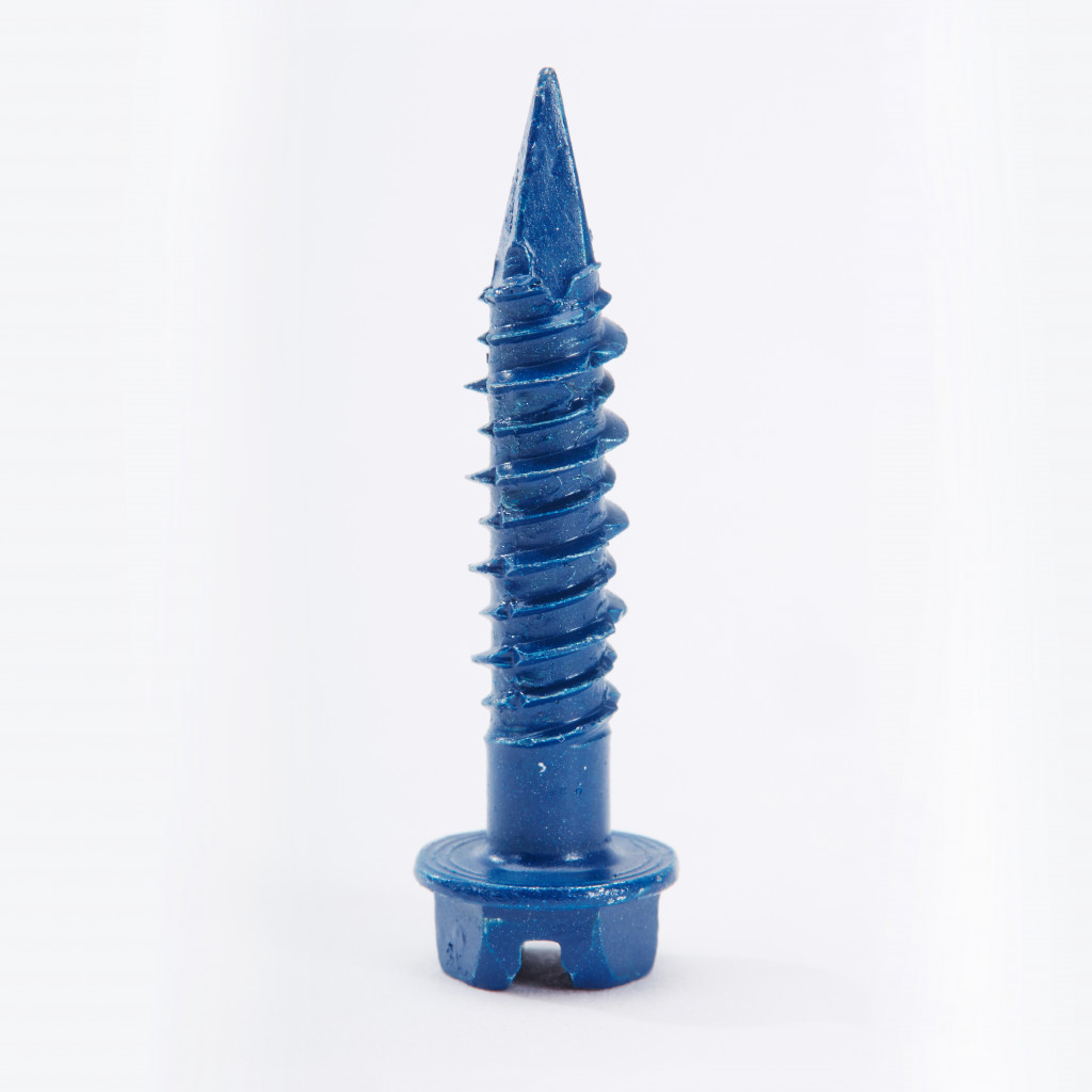 Evolution Hex Head and Countersunk Blue Masonry Screws