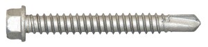 Evolution Hex Head Self Drilling Tek Screws For Light Steel Carbon Steel TSHW 6.3