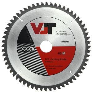 TCT Circular Saw Multi-Materials Blade (Non-Ferrous Metals Only) - VJT