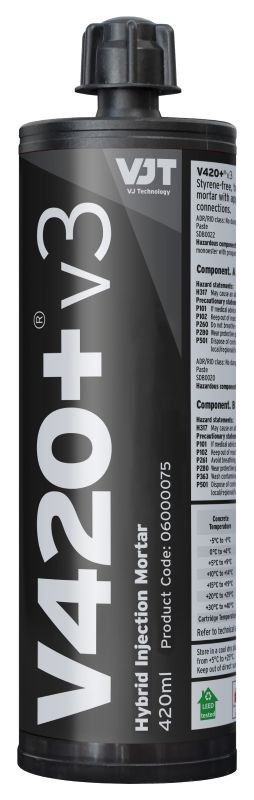 V420+ v3 Hybrid Resin Injection Mortar 420ml
