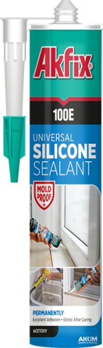 Akfix 100E Silicone Sanitary Sealant Universal 280ml