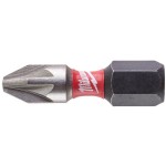 Milwaukee 25 Piece Screwdriver Bit Set PZ2 x 25mm Impact Duty