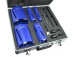 Faithfull FAIDCKIT11 Diamond Core Drill Kit 11 Piece with Case