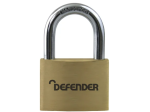 Defender DEFBP5KA Brass Padlock Keyed Alike 50mm