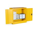 Armorgard Hazardous Floor Cupboard SafeStor 900x465x900 c/w 1 Shelf HFC3