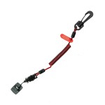 GRIPPS Coil E-Tether With Poly Clip & E-Catch (Non-Conductive) - 0.5kg /1.1lb (H01061)