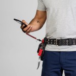 GRIPPS Coil E-Tether With Poly Clip & E-Catch (Non-Conductive) - 0.5kg /1.1lb (H01061)
