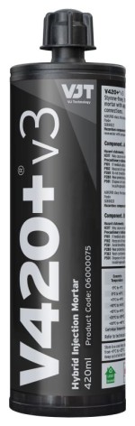 V420+®  v3 Is VJT's Hybrid Resin Injection Mortar 420ml