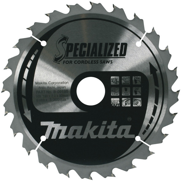 Makita Wood Cutting Blade for Cordless Saws