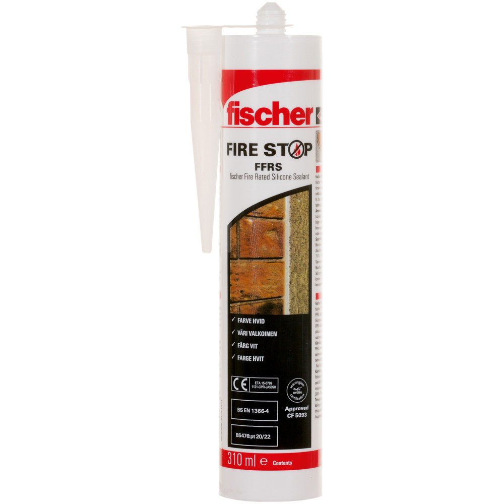 Fischer FFRS Fire Rated Silicone Sealant White (512374)