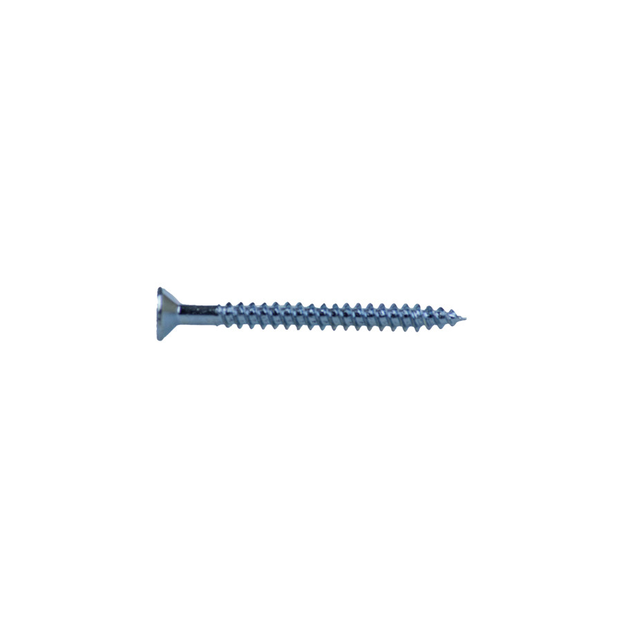 BZP Woodscrew Twin-thread Countersunk Pozi