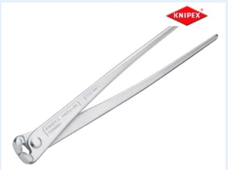 Knipex High Leverage Concreter's Nippers Bright Zinc Plated
