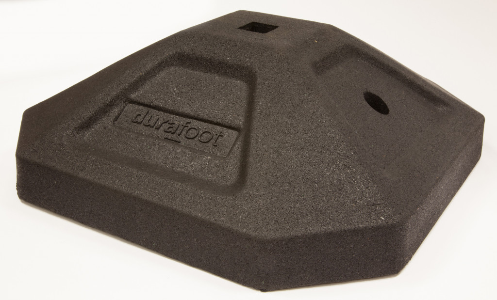 DURAFOOT RUBBER SUPPORT SQUARE 500 HEAVY 25kg
